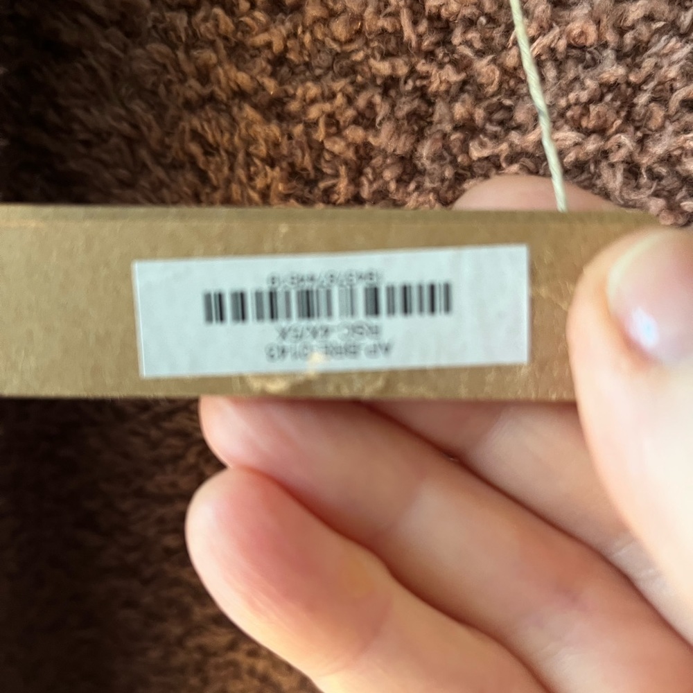 SKIMS NWT Cozy Boucle Knit long robe camel RARE FIND - Picture 15 of 15